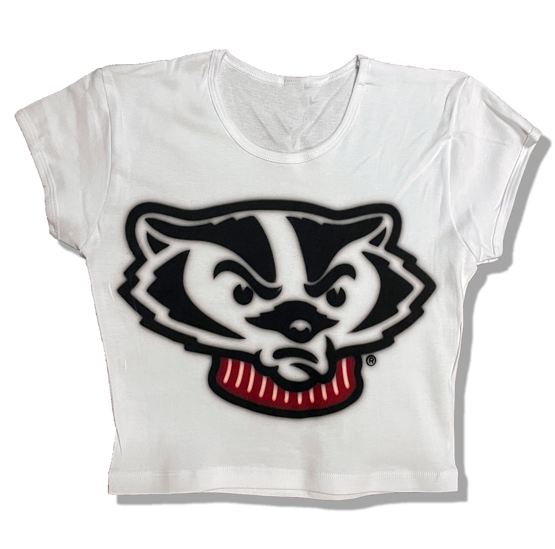Wisconsin Design Team Badger Airbrush Bucky Baby Tee