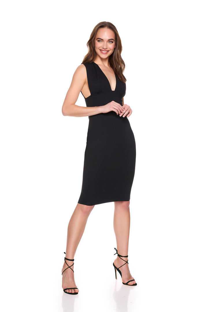 Susana Monaco Low Wide Front Strap Tank Dress