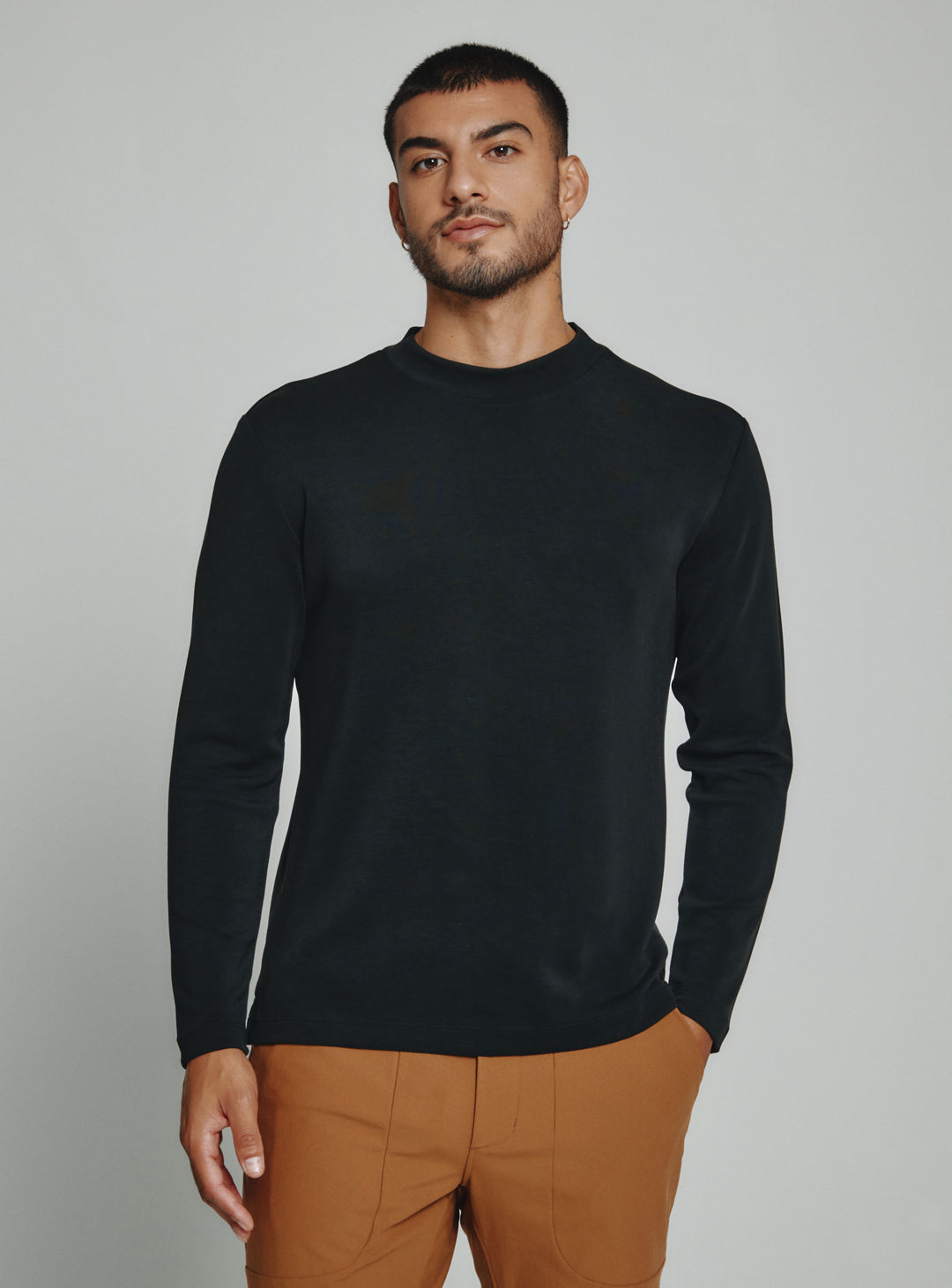 7 Diamonds Rev Mock Neck