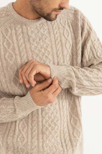 Rhythm Mohair Fishermans Knit Sweater