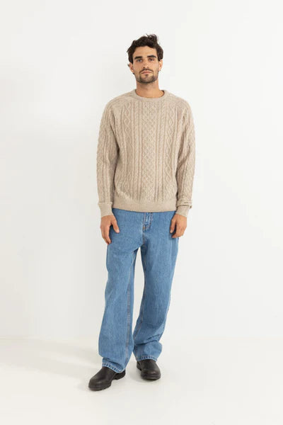 Rhythm Mohair Fishermans Knit Sweater