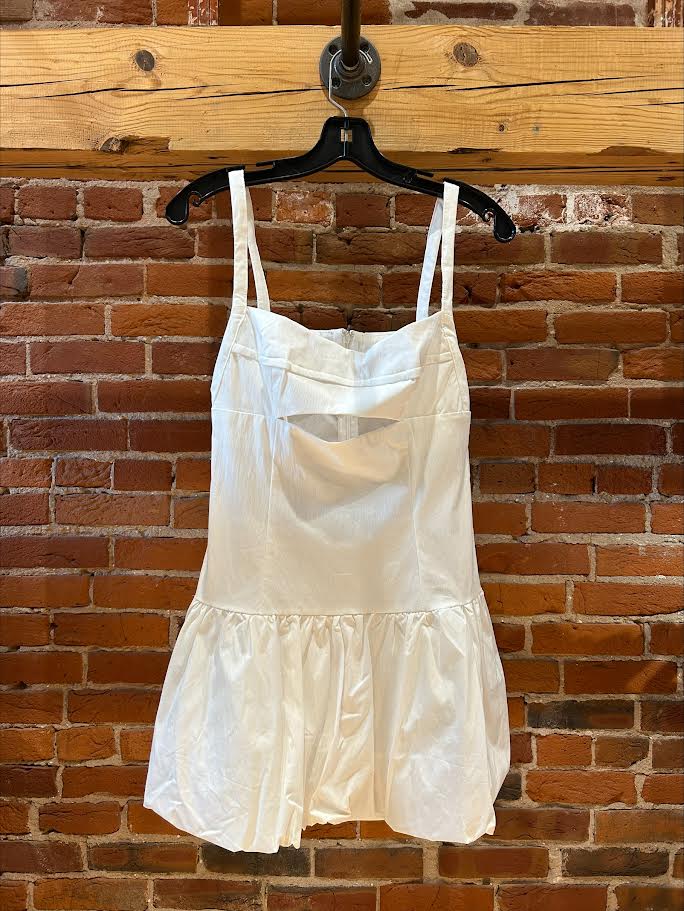 Better Be Front Cutout Balloon Dress