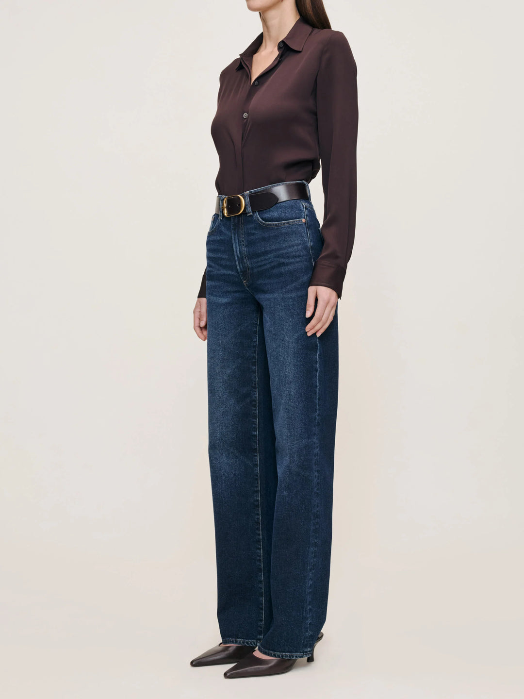 DL1961 Karmine Refined Wide Leg Straight Vintage Jean