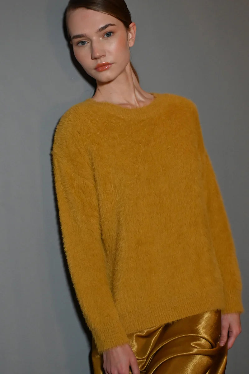 Molly Bracken Fluffy Knit Sweater
