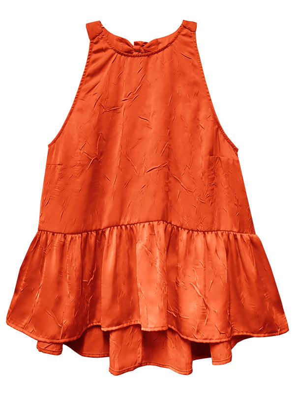 Fifteen Twenty Floren Ruffle Hem Halter Top