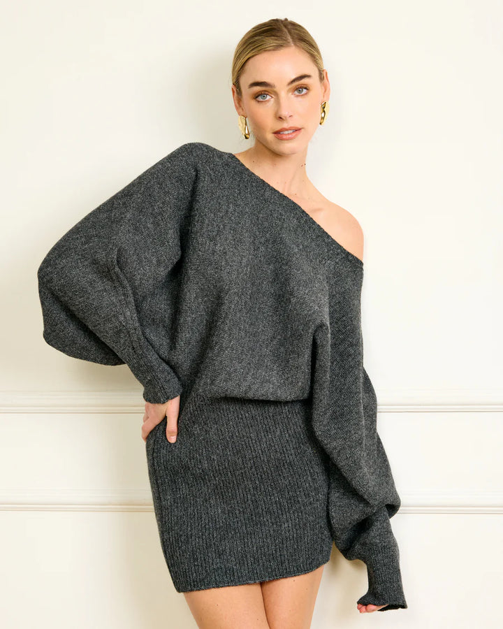 Line & Dot Shore Sweater Mini Dress