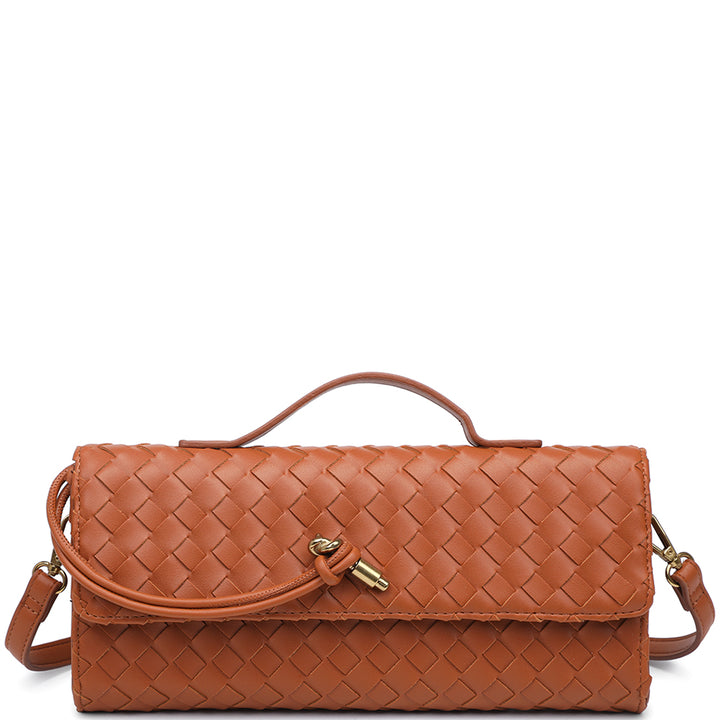 Joia Accessories Top Handle Woven Design Ada Crossbody Bag