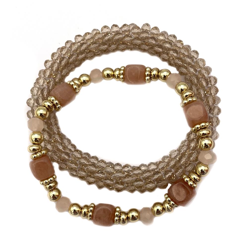 Joia 2 Layered Stretch Bracelet Set