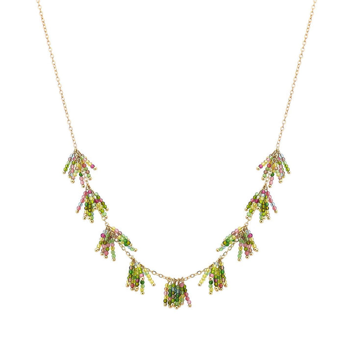 Joia Beaded Tassel Necklace