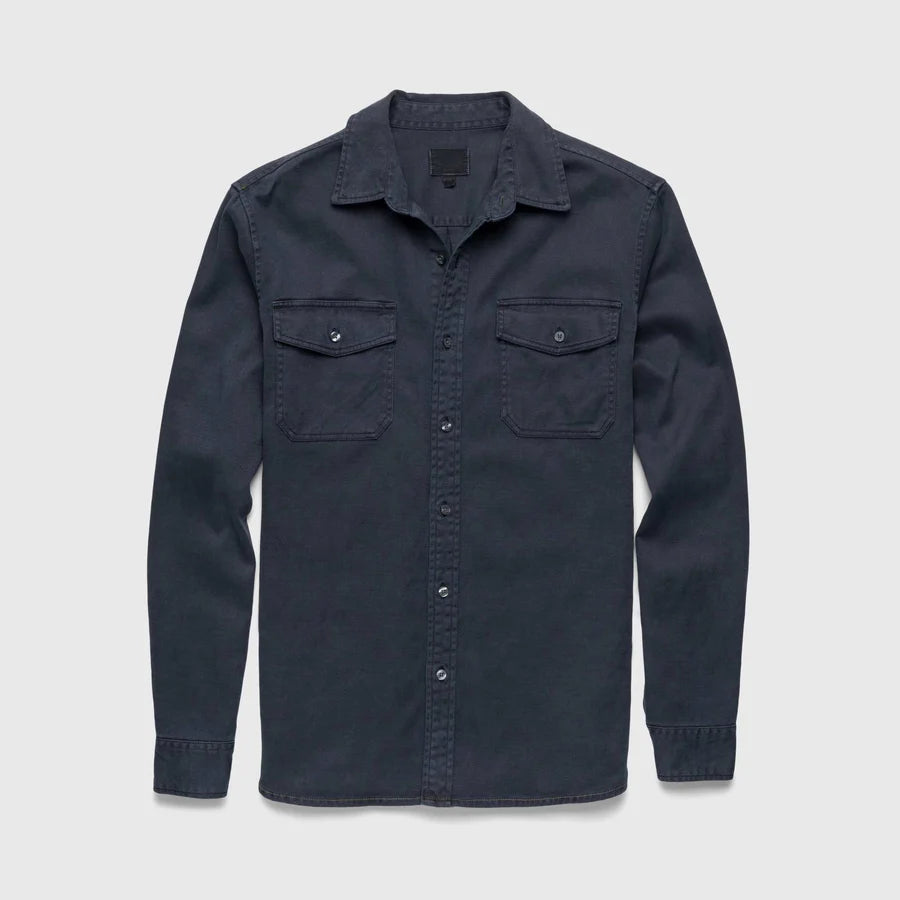 Surfside Jeb Long Sleeve 2 Pocket Garment Dye Tencel Shirt