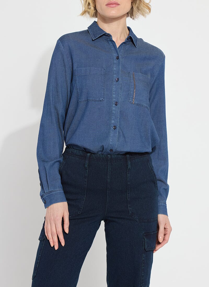 Lysse Miley Stretch Chambray Shirt