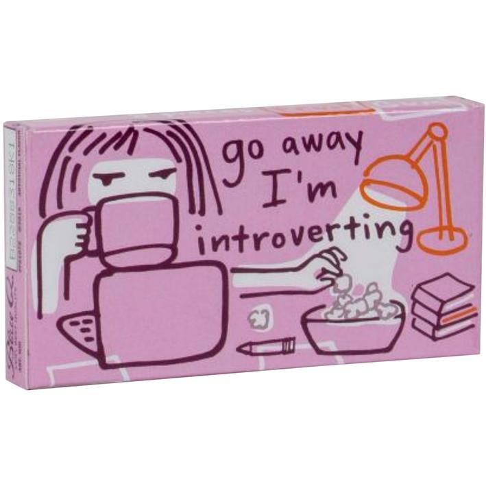 Blue Q Go Away I'm Introverting Gum