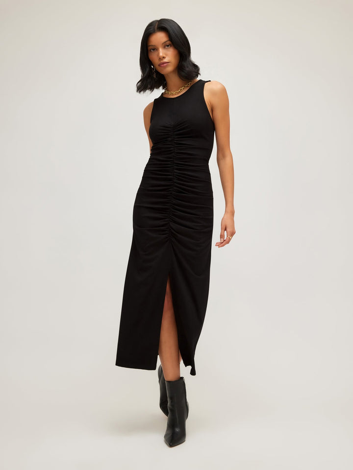 Robe mi-longue froncée Fifteen Twenty