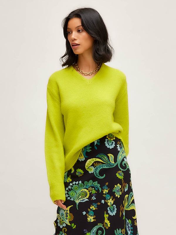 Fifteen Twenty Pullover mit V-Ausschnitt