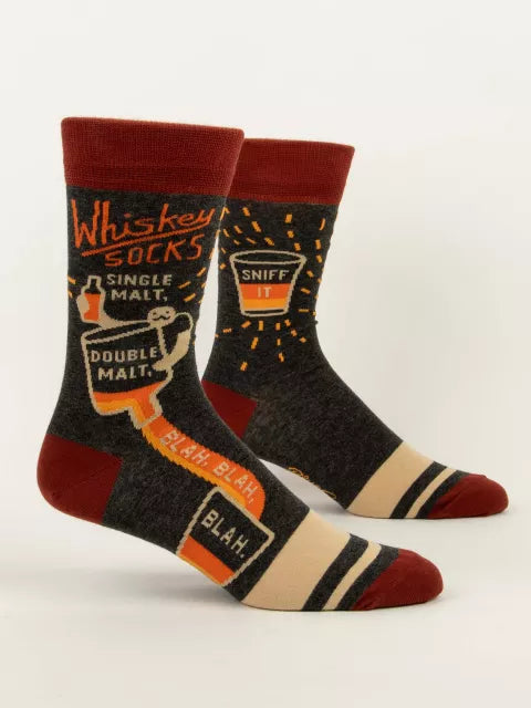 Blue Q Whiskey Crew Socke
