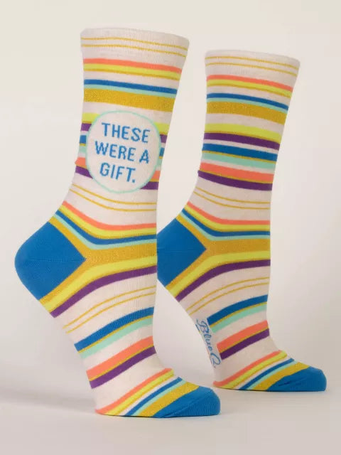 Blue Q These Were A Gift Socks