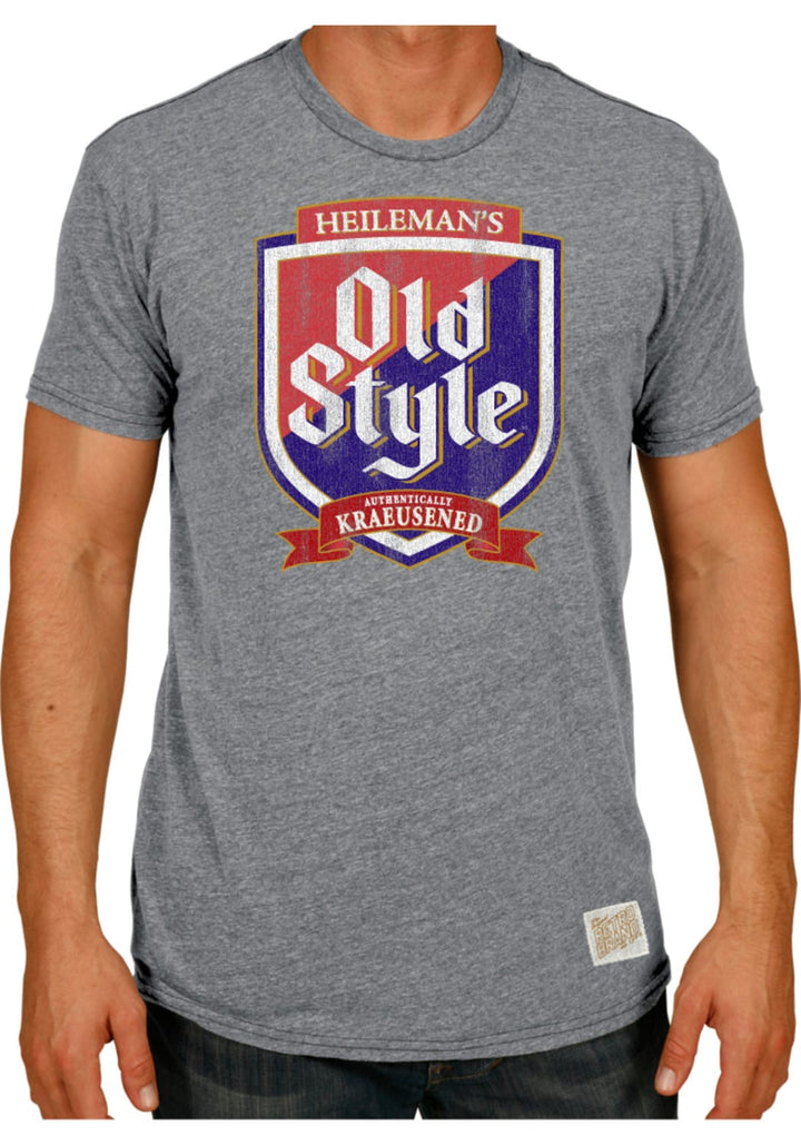 T-shirt Triblend de marque rétro, Style ancien