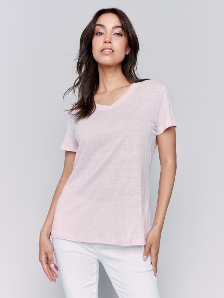 Charlie B Short Sleeve V-Neck T-Shirt