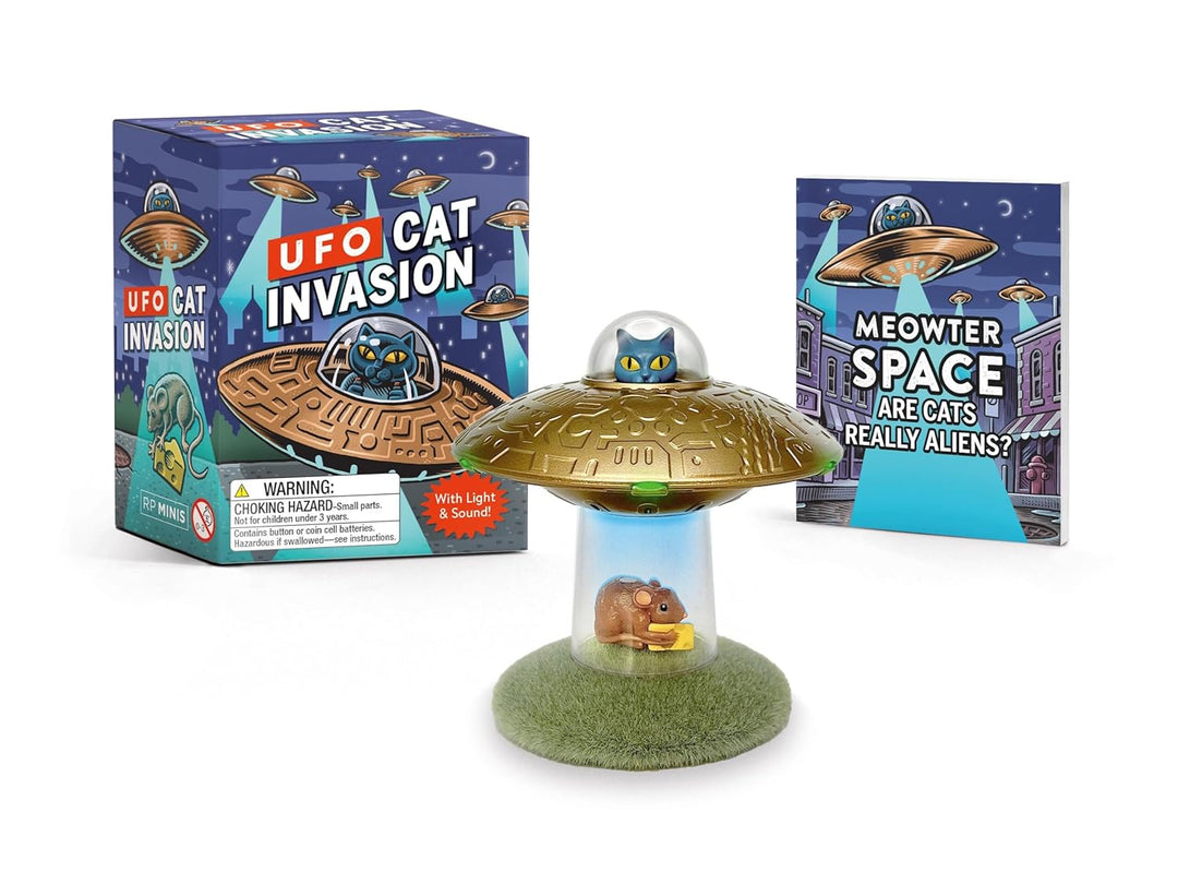 Running Press Minis UFO Cat Invasion