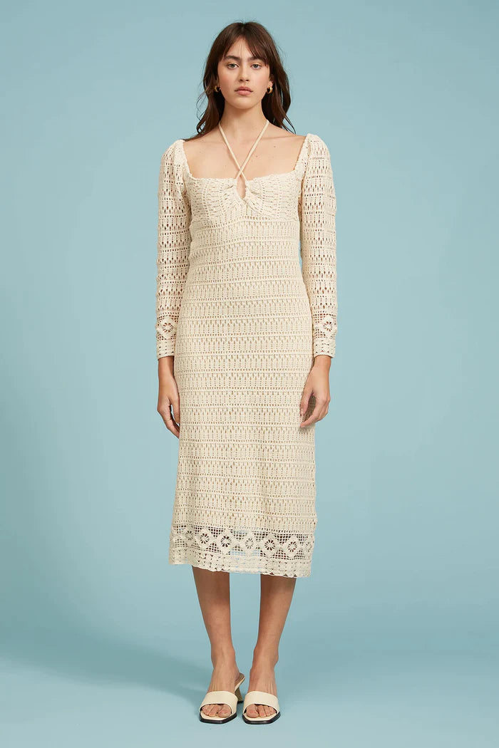 Lucy Paris Siesta Crochet Dress