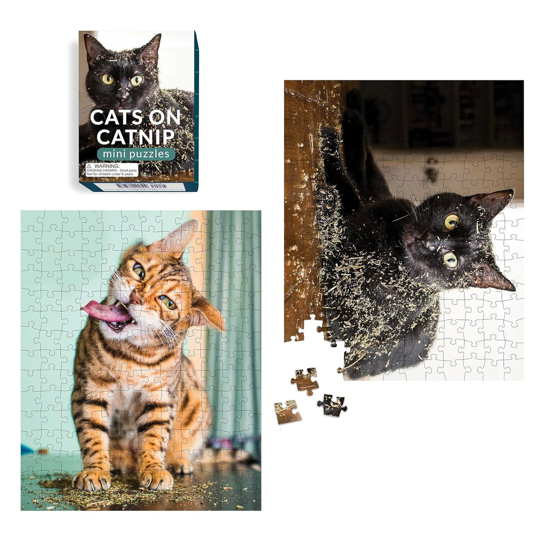 Running Press Cats On Catnip Mini Puzzles