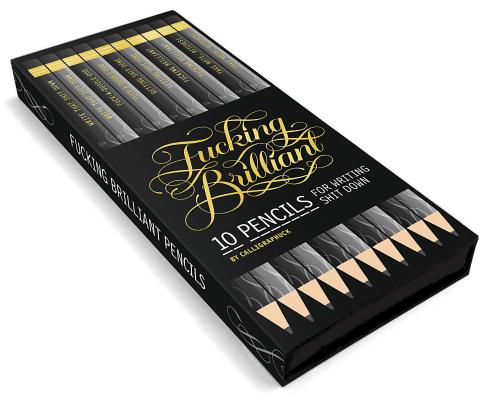 Chronicle Books Fucking Brilliant Pencils