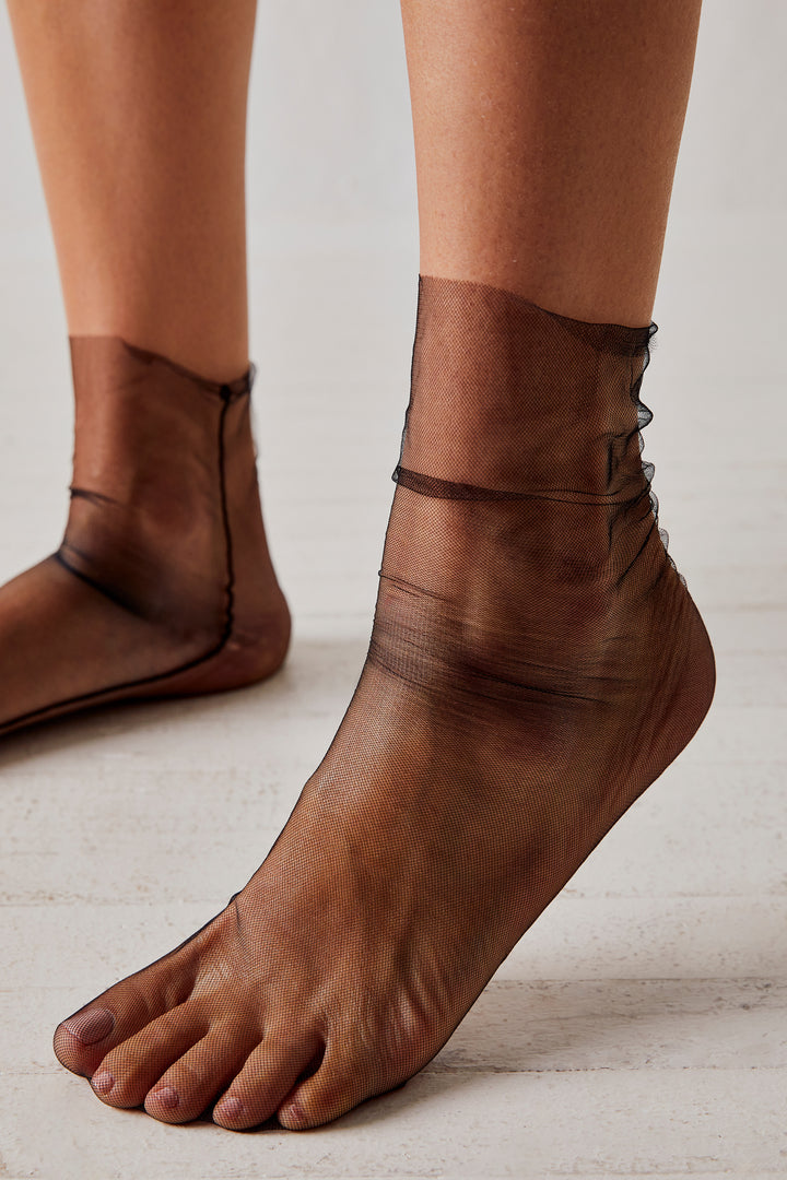 Free People The Moment Sheer Socks