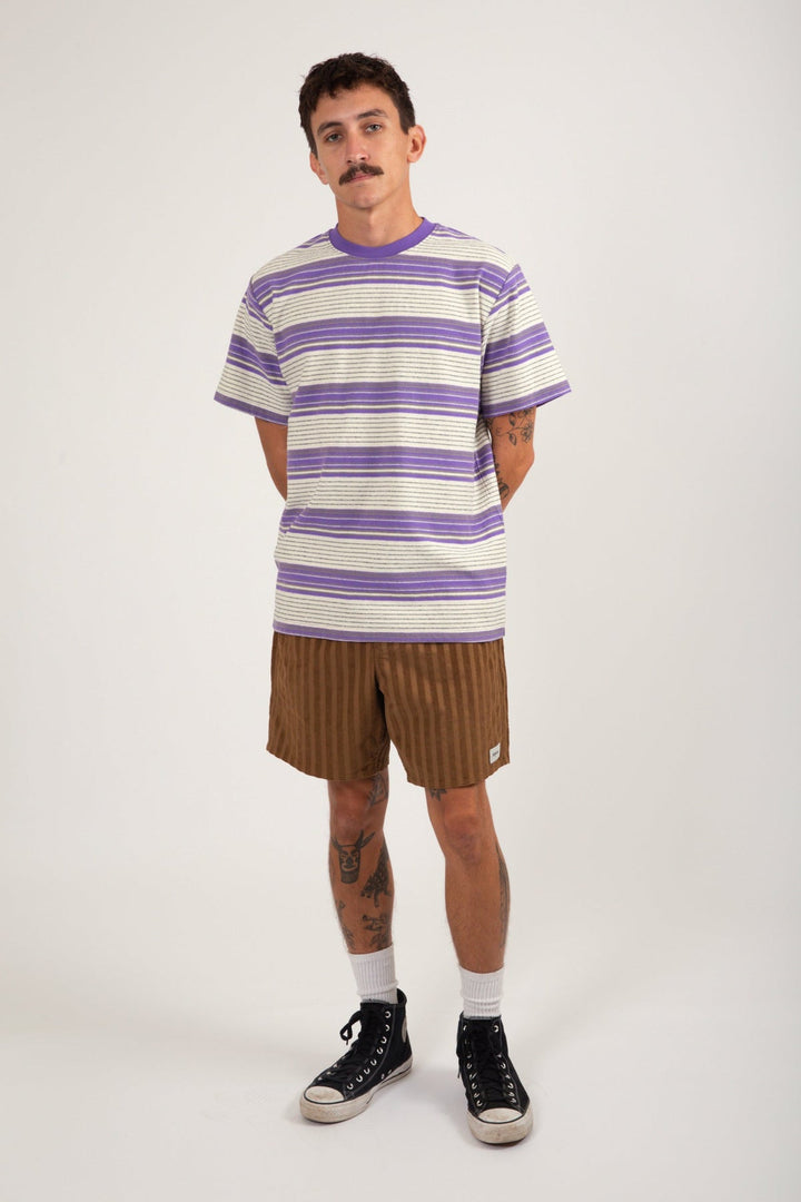 Rhythm Vintage Stripe Ss T-Shirt