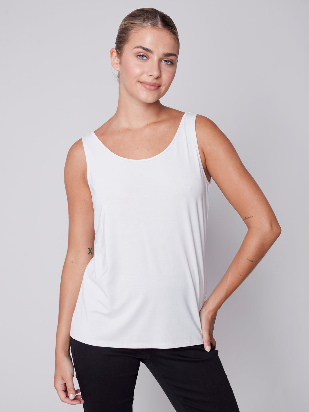 Charlie B Reversible Solid Bamboo Cami