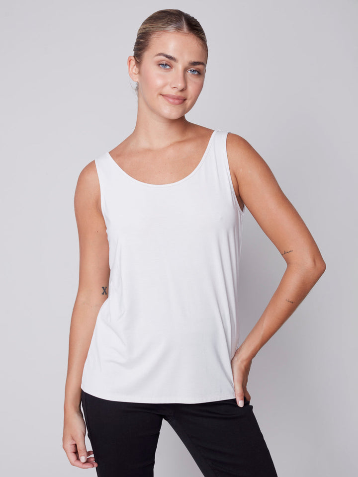 Charlie B Reversible Solid Bamboo Cami