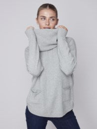 Charlie B Sweater with Detachable Scarf