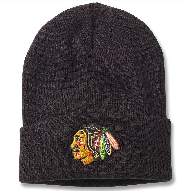 American Needle Cuffed Strickmütze der Blackhawks