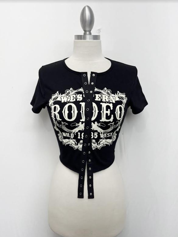 G Mini Rodeo Button Front Tee