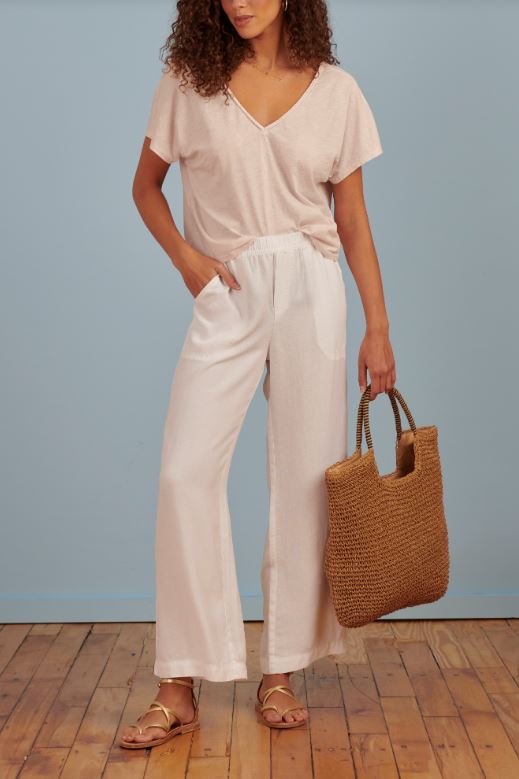Splendid Ali Heather Lurex Tee