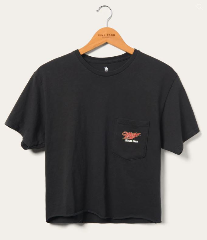 Junk Food Miller High Life T-shirt court
