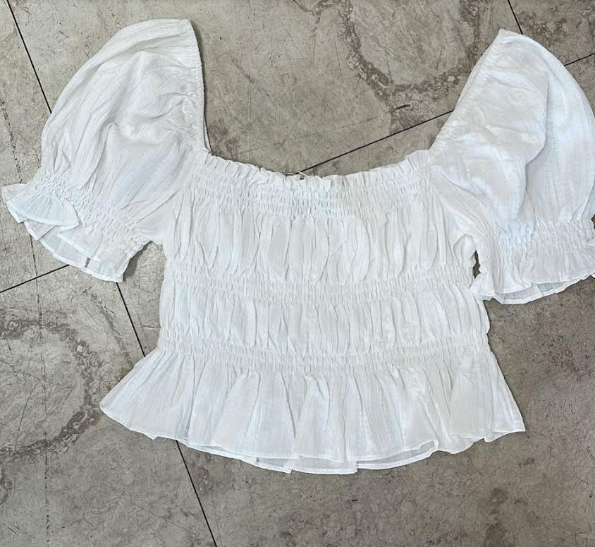 lily white blouse Lily Peony White Blouse White / M