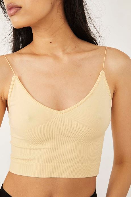 Gerippter Brami mit V-Ausschnitt von Free People