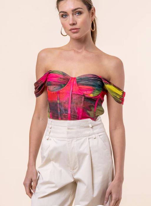 Line & Dot Miley Bustier Top