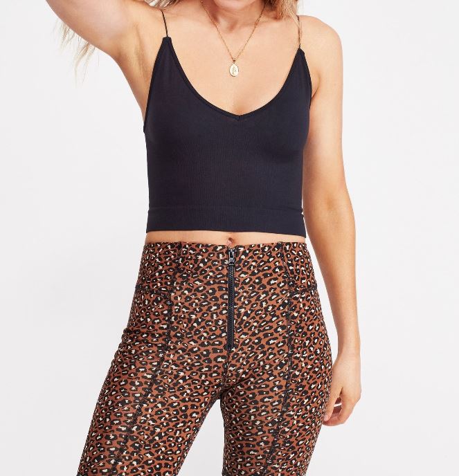 Gerippter Brami mit V-Ausschnitt von Free People