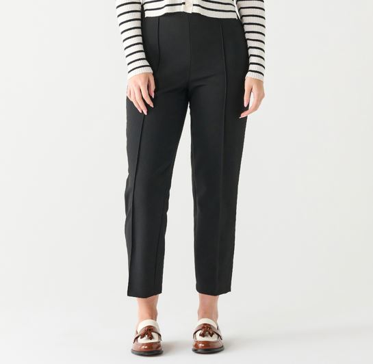 Black Tape Seam Front Pant
