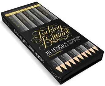 Chronicle Books Fucking Brilliant Pencils