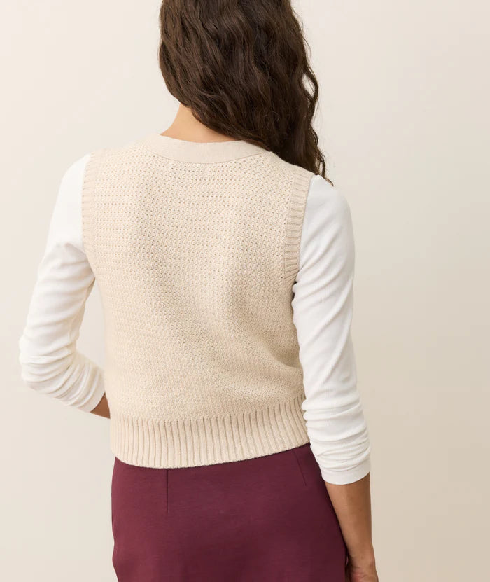 Marine Layer Robin Textured Sweater Vest