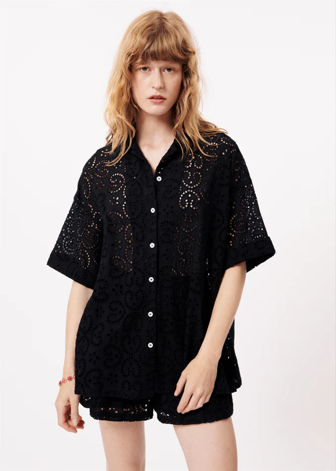 Frnch Natasha Womens Woven Blouse