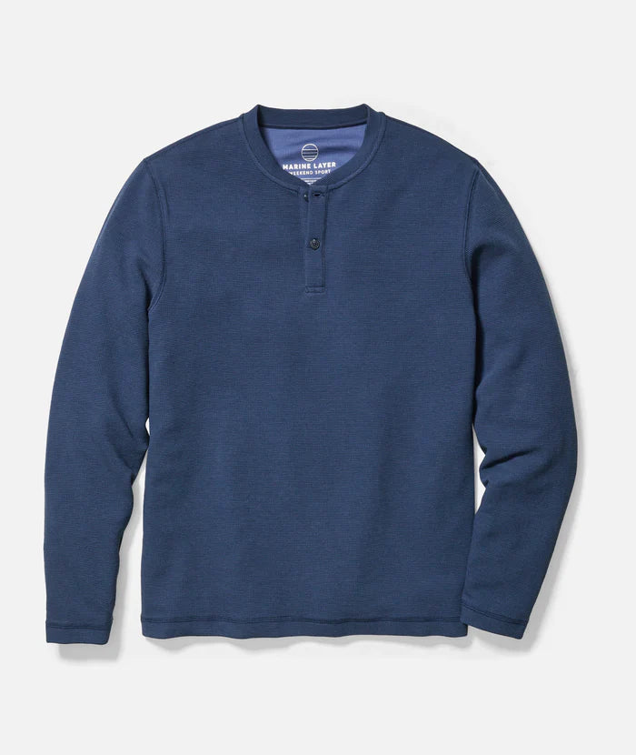 Marine Layer Sport Waffle 2.0 Henley