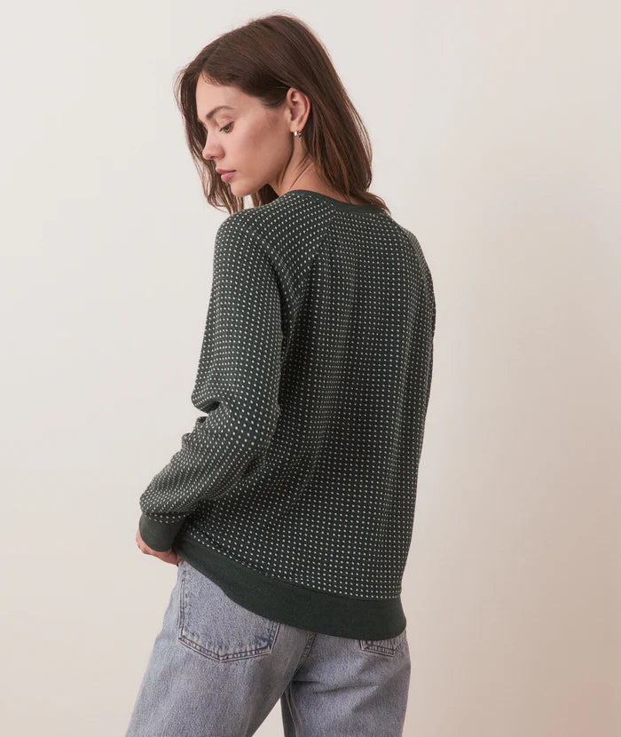 Marine Layer Daisy Textured Raglan