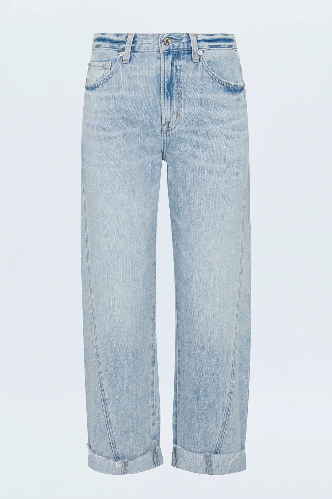 Pistola Kacey Mid Rise Cuffed Boyfriend Jean