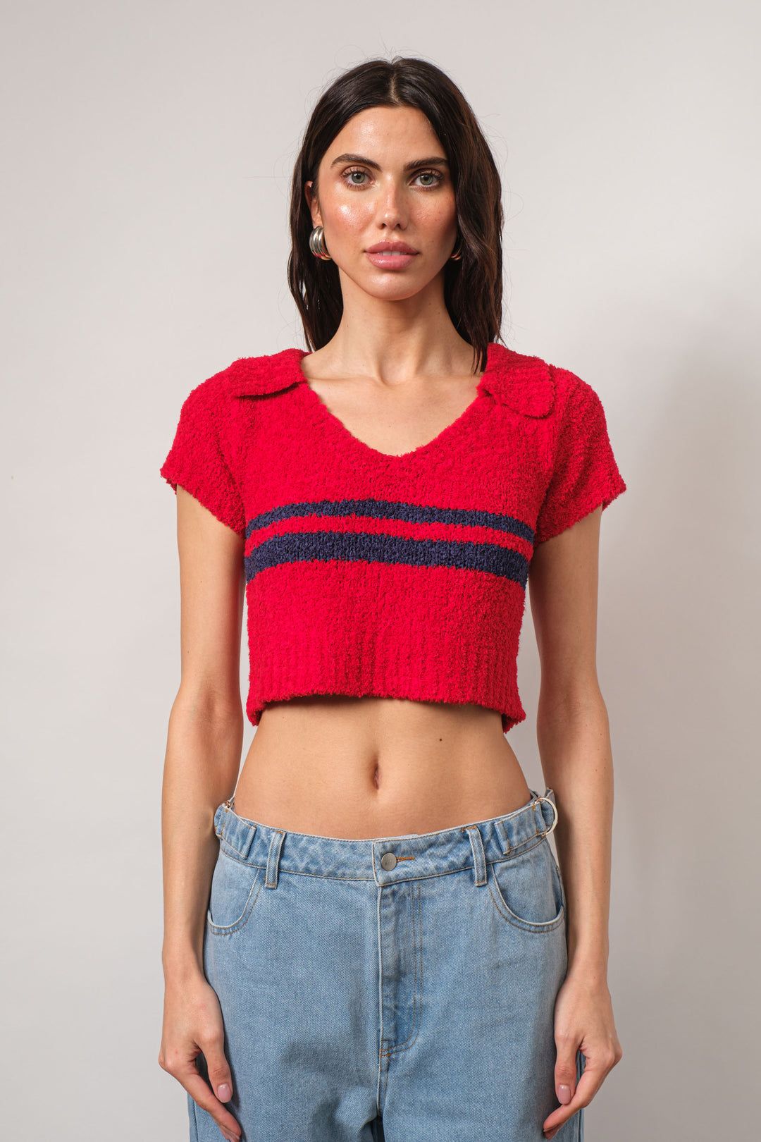 Loucia Short Sleeve Knitted Polo