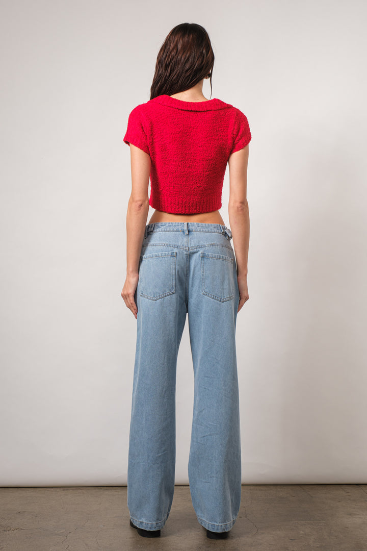 Loucia Short Sleeve Knitted Polo