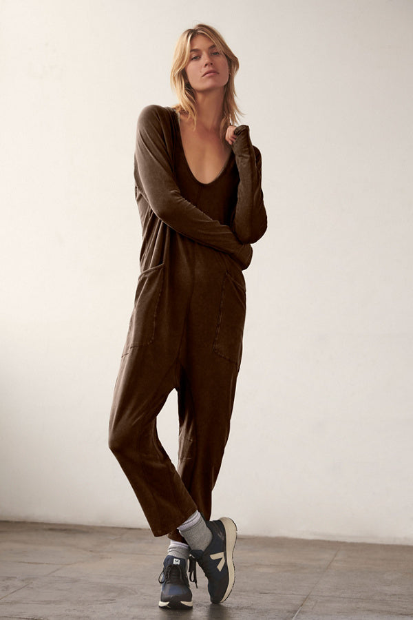 Free People Movement Hot Shot Long Sleve Onesie