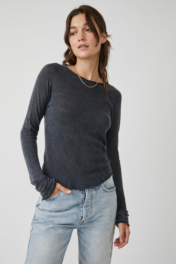 T-shirt à manches longues Free People Be My Baby